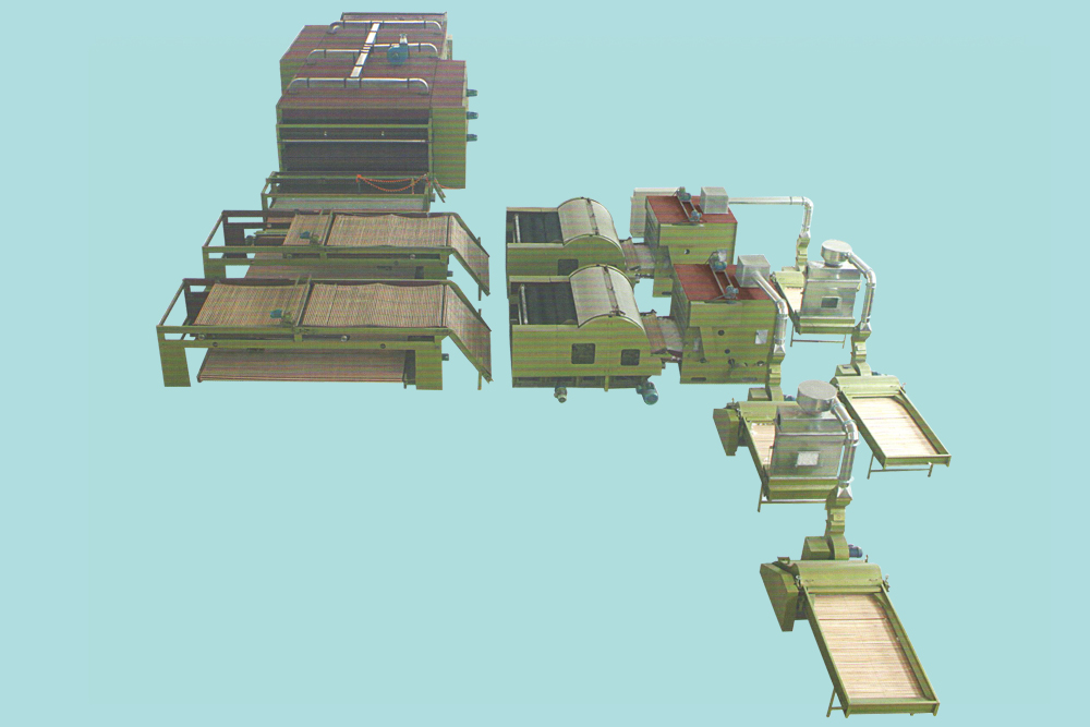 DH-1 Spray glue cotton and non glue cotton production line