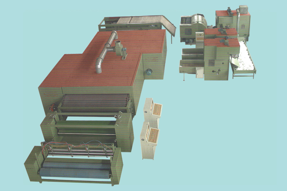 DH-2型無(wú)膠棉生產(chǎn)線